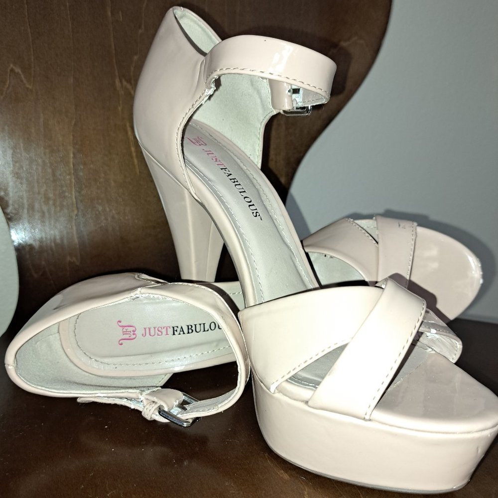 Just Fabulous Beige Pumps